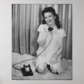 Poster  pop-upmeisjesfoto (Voorkant)