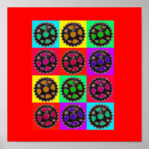 Poster POPART Cyclist