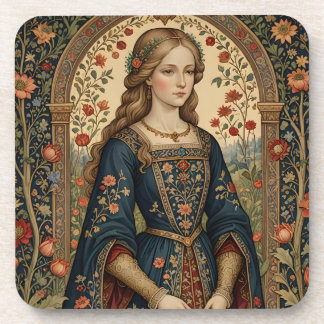 Poster Portrait Dame Bier Onderzetter