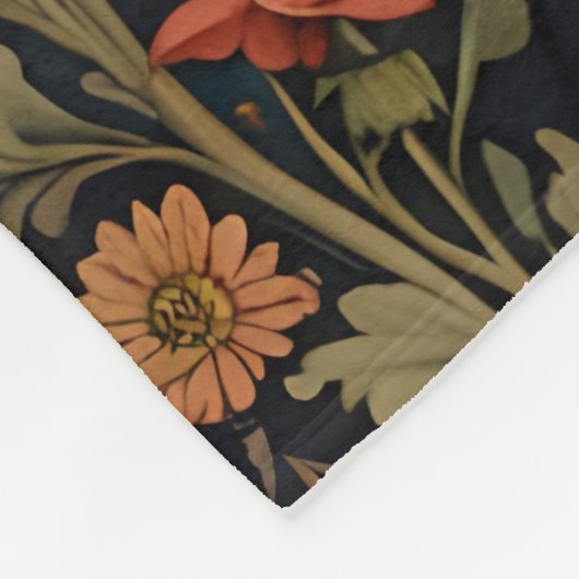 Poster Portrait Dame Fleece Deken (Hoek)