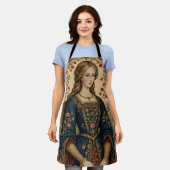 Poster Portrait Dame Schort (Gedragen)