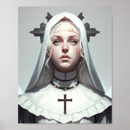 Poster Portrait of a Wonderful Creepy Nun (Voorkant)