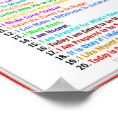 Poster positieve bevingen - indset voor binnenkome (Hoek)