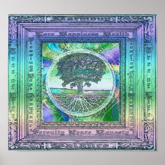 Poster Positieve gedachten (Voorkant)