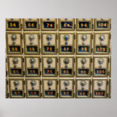 Poster Postcombinatiestakken (Voorkant)