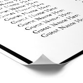 Póster Poster Grafisch van enkelvoudige zitplaatse (Hoek)