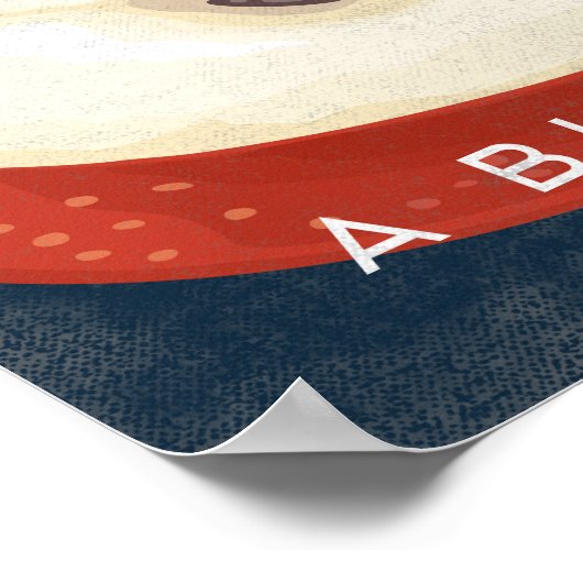 Poster Poster Vintage fruitlabel appel (Hoek)