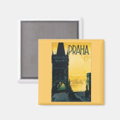 Poster  Praag (Praag) Magneet (Voorkant / Achterkant)