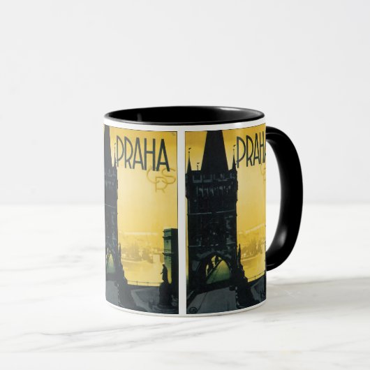 Poster  Praag (Praag) Mok (Voorkant rechts)