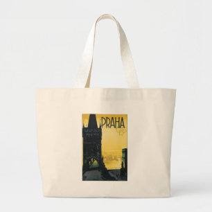  Poster Praha Grote Tote Bag