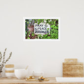 poster "Pray for the Peace of Jeruzalem" (Keuken)