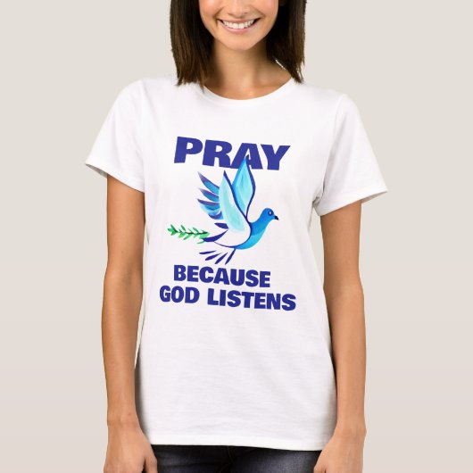 Poster PRAY T-shirt (Voorkant)
