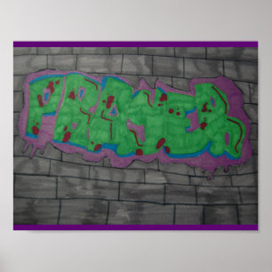 Poster Prayer Graffiti