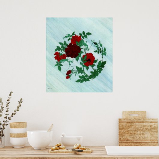 Poster Praying Mantis (Keuken)