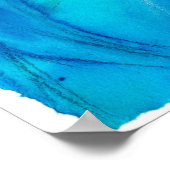 poster "Precipice" Abstracte Waterverf (Hoek)