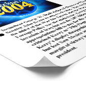 POSTER presidentsverkiezingen 2004 (Hoek)