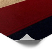 Poster presidentsverkiezingen HARRIS WALZ 2024 (Hoek)