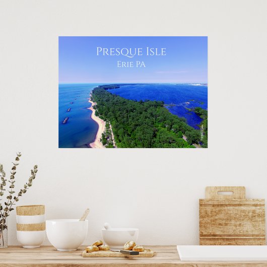 Poster - Presque Isle Erie PA (Keuken)
