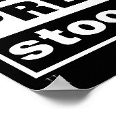 poster "PRESS STOOPID" (Hoek)