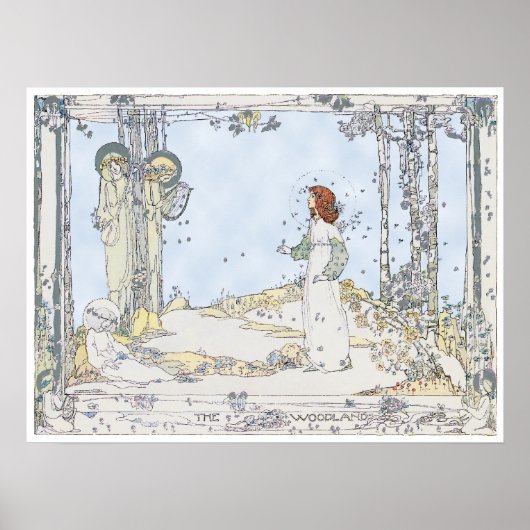 Poster Print: De bossen van Jesse King (Voorkant)