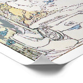 Poster Print: De bossen van Jesse King (Hoek)