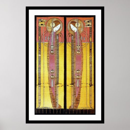 Poster Print: Embroidered Panels (Voorkant)