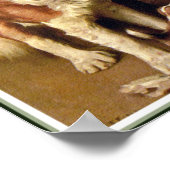 Poster Print: Good Night - met St. Bernard (Hoek)