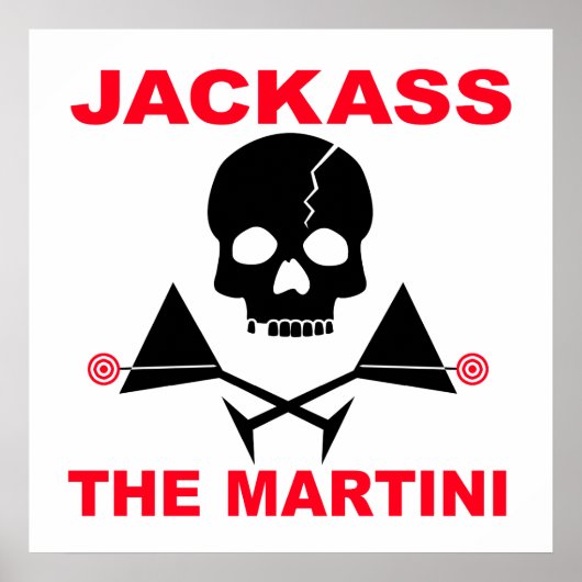 Poster, Print - JACKASS, De Martini (Voorkant)