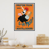 Poster print van Cappiello - Magazzini Italiani (Keuken)