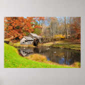 Poster print van Mabry Mill in Meadows of Dan, VA (Voorkant)