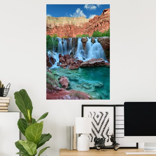 Poster print van Navajo Herfsten, Havasupai Arizon (Thuiskantoor)
