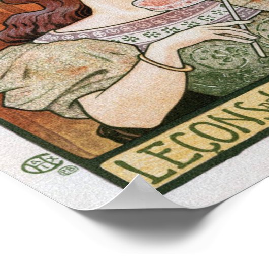 Poster Print: Violin Lessons by Paul Berthon (Hoek)