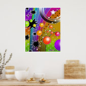 Poster, Prints - BIG BANG BLACK HOLES POP ART (Keuken)