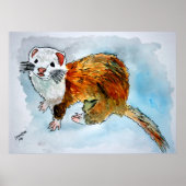 poster - prints voor schilderkunst van fretten (Voorkant)