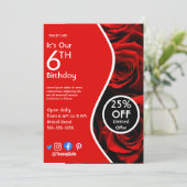 Poster promoveren kaart (Staand voorkant)