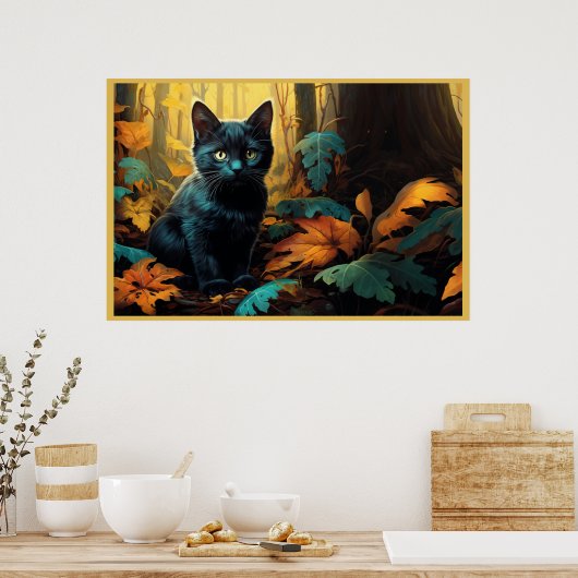 Poster Prowling Through the Woods (Keuken)