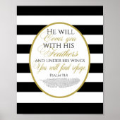 Poster psalm 91:2 (Voorkant)