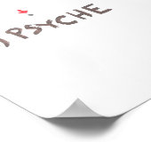 Poster Psyche naar schaal (Hoek)