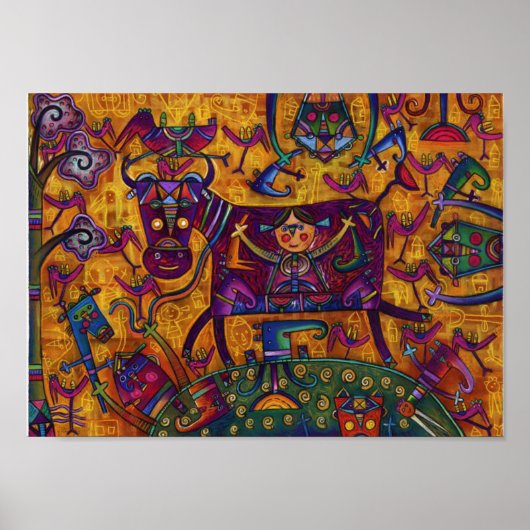 Poster - Psychedelic Art (Voorkant)