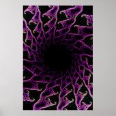 Poster: Psychedelic Fractal Vortex Poster (Voorkant)