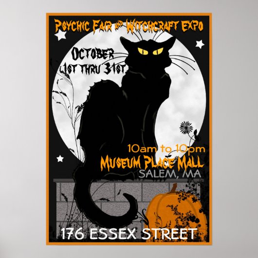 poster "Psychic Fair & Witchcraft" (Voorkant)