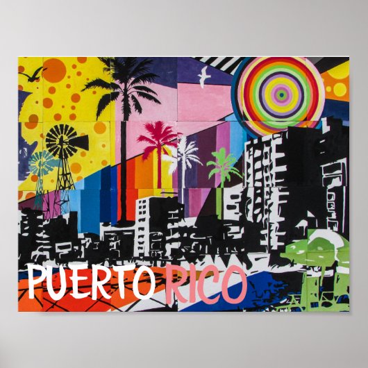 Poster Puerto Rico (Voorkant)