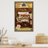 Poster  pullmantreinauto's (Keuken)