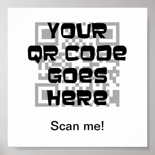 Poster QR-code (Voorkant)