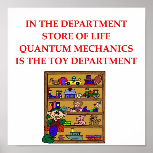 POSTER QUANTUM mechanica (Voorkant)