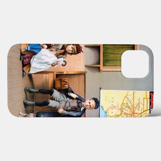 POSTER RAILROAD, 1898 Case-Mate iPhone CASE (Achterkant (horizontaal))