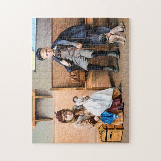 POSTER RAILROAD, 1898 LEGPUZZEL (Verticaal)