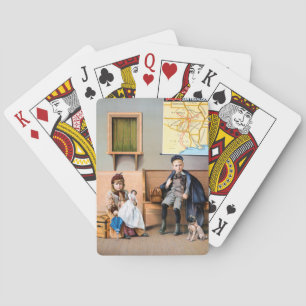 POSTER RAILROAD, 1898 SPEELKAARTEN