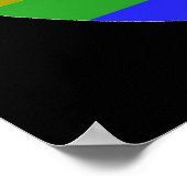 Poster Rainbow Heart (Hoek)