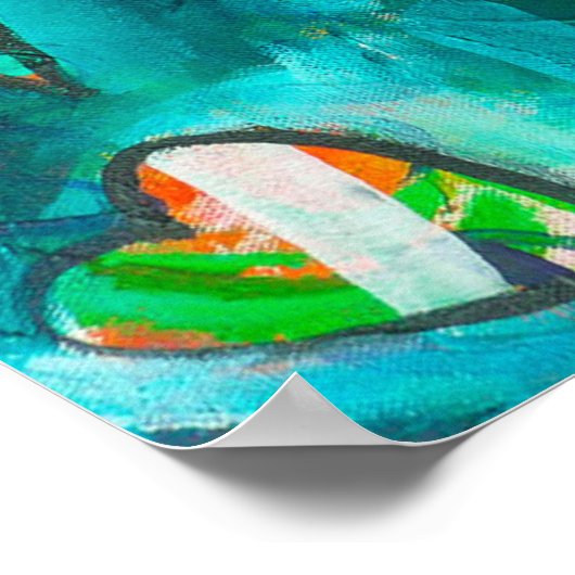 poster "Raining Love" (Hoek)